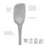 Tovolo Flex-Core All Silicone Spoonula - Oyster Gray