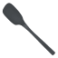 Tovolo Flex-Core All Silicone Spoonula - Charcoal