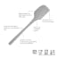 Tovolo Flex-Core All Silicone Spatula  - Oyster Gray