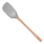 Tovolo Flex-Core Wood Handled Spoonula - Oyster Gray