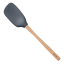 Tovolo Flex-Core Wood Handled Spoonula - Charcoal