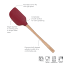 Tovolo Flex-Core Wood Handled Spatula - Cayenne