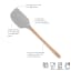 Tovolo Flex-Core Wood Handled Spatula - Oyster Gray