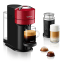 Nespresso Vertuo Next Coffee Machine & Aeroccino Milk Frother - Red product shot 