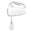 Smeg Retro Style Hand Mixer - Ice White angle