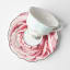 Jenna Clifford Wavy Rose Cup & Saucer, Set of 4 top view