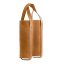 Zemp Picnic Double Wine Carrier - Waxy Tan side view