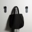 Popstrukt Bubblegum Stack Wall Hook, Pack of 3 - Charcoal in use 