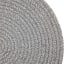 Humble & Mash Round Placemat, Set of 2 - Grey detail shot 