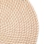 Humble & Mash Round Jute Blend Placemat, Set of 2 - Natural Jute detail shot 