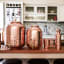 Coppa Wellness Copper Hammered Water Tank - 5L in use `