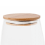 Humble & Mash Belly Glass Canister with Bamboo Lid - 700ml detail shot 