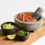 Humble & Mash Granite Mexican Pestle & Mortar in use 