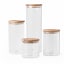 Humble & Mash Glass Canister with Bamboo Lid - 650ml detail shot 