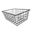 Trendz Of Today Multi-Purpose Metal Storage Basket side view 