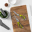 Humble & Mash Multi-Purpose Kitchen Scissors on the chopping board