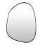 Hertex HAUS Small Como Mirror - Matte Black