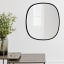 Hertex HAUS Large Garda Mirror - Matte Black in use