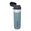 Stanley Quick Flip Double-Walled Water Bottle, 700ml - Shale with an open quick-flip lid