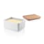 Eva Solo Legio Nova Butter Dish with Oak Lid in use 