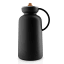 Eva Solo Silhouette Vacuum Jug, 1L - Black with lid on