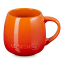 Le Creuset Coupe Collection Mug, 320ml - Flame