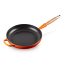 Le Creuset Signature Frying Pan with Wooden Handle, 28cm - Flame product shot 