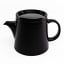 JAN Flat Stackable Teapot - Black product shot 