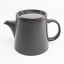 JAN Flat Stackable Teapot - Dark Grey product shot 