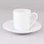JAN White Espresso Cup & Saucer, Set of 4 product shot 