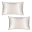 Dear Deer Satin Pillow Slip, Set of 2 - White product shot 