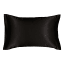 Dear Deer Satin Pillow Slip, 45 x 70 cm - Black product shot 