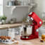 Kenwood K-Mix 5L Stand Mixer, KMX750AR - Red in use 