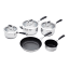 MasterClass 5 Piece Deluxe Stainless Steel Cookware Set product shot 