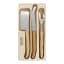 Laguiole by Andre Verdier Cheese Set with Fork, Set of 3 -  Olive Wood product shot 