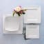 Noritake Arctic White Square Side Plates with dinner plates and bowl