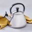 Stainless Steel Kone Kettle, 1.6L with a table cloth