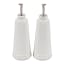 Le Creuset Le Creuset Angular Stoneware Oil & Vinegar Carafes, Set of 2 - White