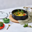 Le Creuset Toughened Non-Stick Sauteuse with Glass Lid - 28cm in use