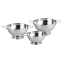 Le Creuset Stainless Steel Colanders, Set of 3