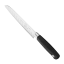 Mercer Culinary Genesis Granton Edge Santoku Knife, 18cm side view 