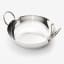 STB Tableware Mini Stainless Steel Balti Dish, Set of 6 - 14cm top view