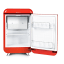 Retroline Mini Bar Fridge, 30 L - Red detail shot 