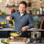 Jamie Oliver by Tefal Kitchen Essential Stainless Steel Frying Pan - 28cm in use