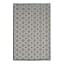 FabHabitat Rabat Blue & Cream Outdoor Reversible Rug front