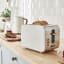 Swan Nordic Kettle and 2 Slice Toaster Set - Cream toaster hero