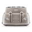DeLonghi Scultura Selections 4 slice toaster - Clay Beige front view