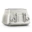 DeLonghi Scultura Selections 4 slice toaster  - Limestone White