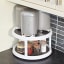 Copco Double Layer White Lazy Susan Food Storage Solution lifestyle on counter