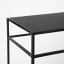 Native Decor Matte Black Console Table Product Detail Image 